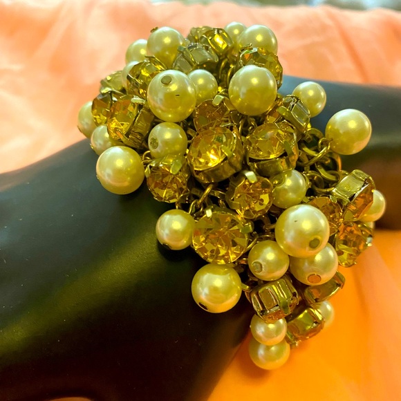 CITRINE PEARL CHARM BRACELET - Picture 3 of 9
